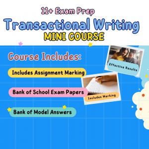 11+ Transactional Writing Mini Course