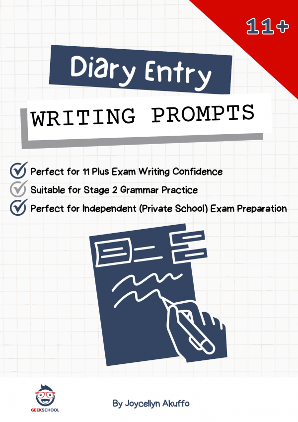 11 Plusd Diary Writing Prompts Workbook